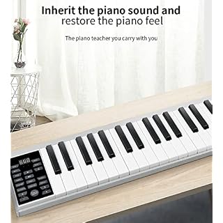 KEMNGO Clavier de Piano à 61 Touches, Piano à Clavier électronique Portable Mince for Enfants débutants, pédale de… - Les Beatles, Paul McCartney, John Lennon, RIngo Starr, George Harrison KEMNGO Clavier de Piano à 61 Touches, Piano à Clavier électronique Portable Mince for Enfants débutants, pédale de… – Image 4