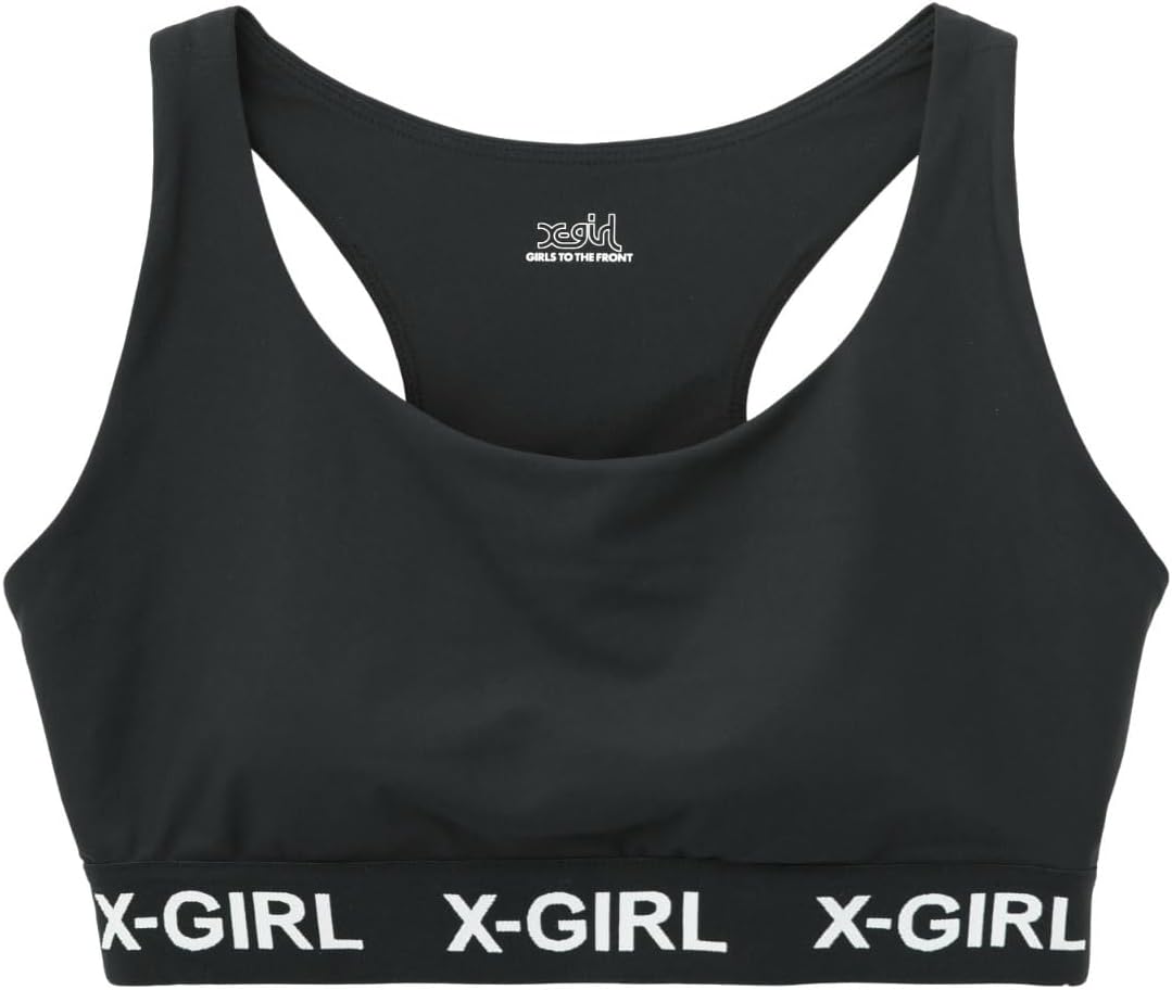 [エックスガール] スポーツブラ ブラトップ レディース ALL DAY スポーツブラMID 155253013003 BK S