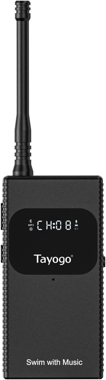 Tayogo Wireless Music Transmitter & Swimming Coach Communicator for Swimming and Training