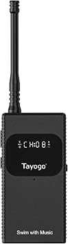 Tayogo Wireless Music Transmitter & Swimming Coach Communicator for Swimming and Training