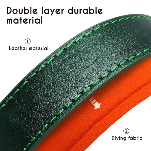 Hundehalsband aus Leder, mit tiefer Gravur, für kleine, mittelgroße und große Hunde und Katzen, personalisierbar