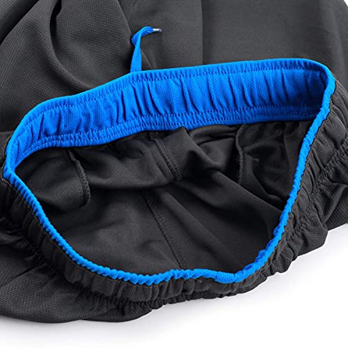 Zengvee Athletic Men's Pockets 3 Pack Open Bottom Light Weight Jersey Sweatpant With Zipper Pockets For Workout, Gym, Running, Training(Us-0221-Gray Blue+Black Blue+Black Graym) #TOP5