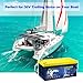 LOSSIGY 36V 100Ah LiFePO4 Lithium Battery, Built in 200A Bluetooth Peak Current 1000A, 10 Yrs Lifespan, Perfect for 36 Volt Golf Cart, Trolling Motor, Marine