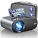 Projector, Upgraded Lumens TENKER Mini Projector with Big Display LED Full HD Video Projector, Compatible with 1080P HDMI, Fire TV Stick, VGA, USB, AV for Home Theater Entertainment, Party and Games
