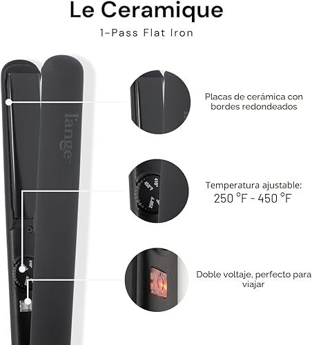 L'ANGE HAIR Le Ceramique 1-Pass Flat Iron Hair — packaging and what arrives in the box