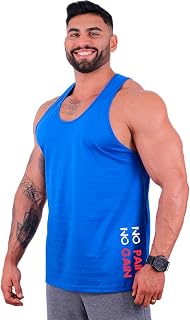 Regata Cavada Masculina MXD Conceito Para Treino Academia e Lazer Workout Caffeine