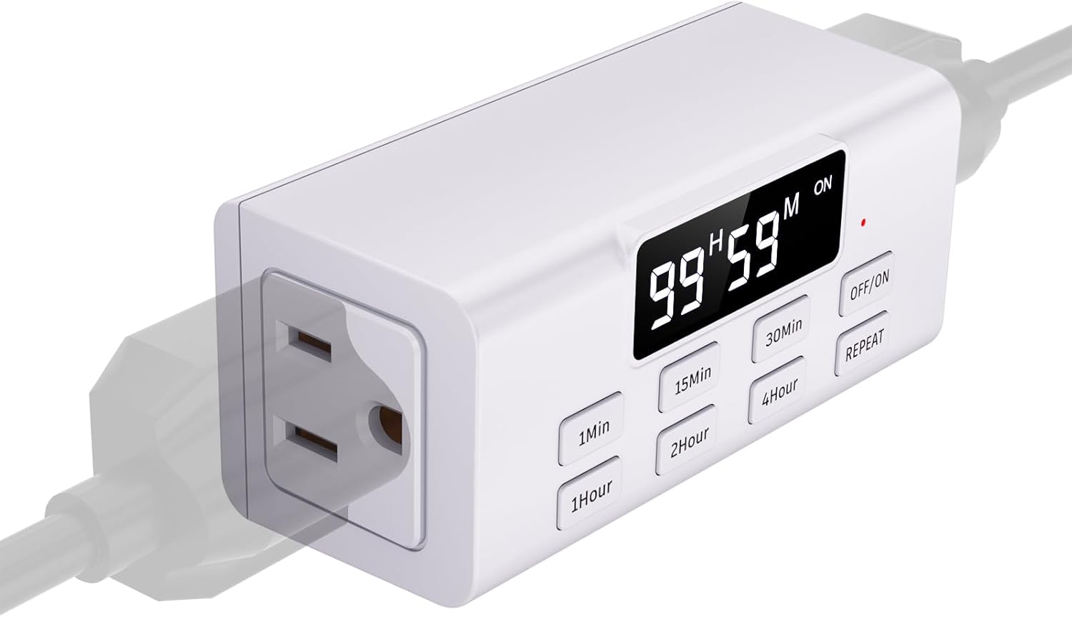 Amazon.com: NEARPOW Indoor Countdown Timer Outlet,Auto Shut Off Timers ...