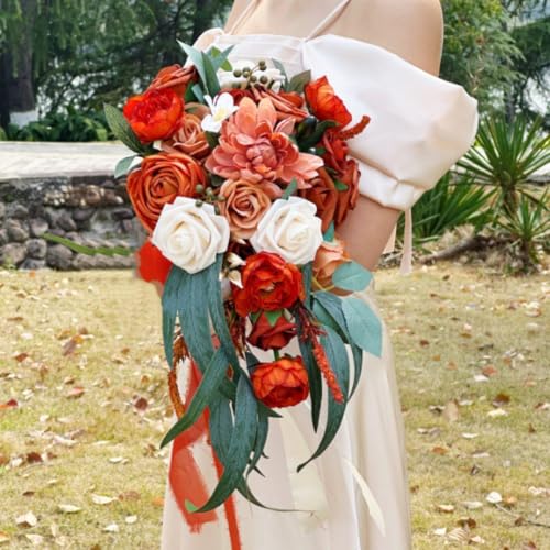 Ramo de novia artificial de alta fidelidad para aniversarios elegantes 3