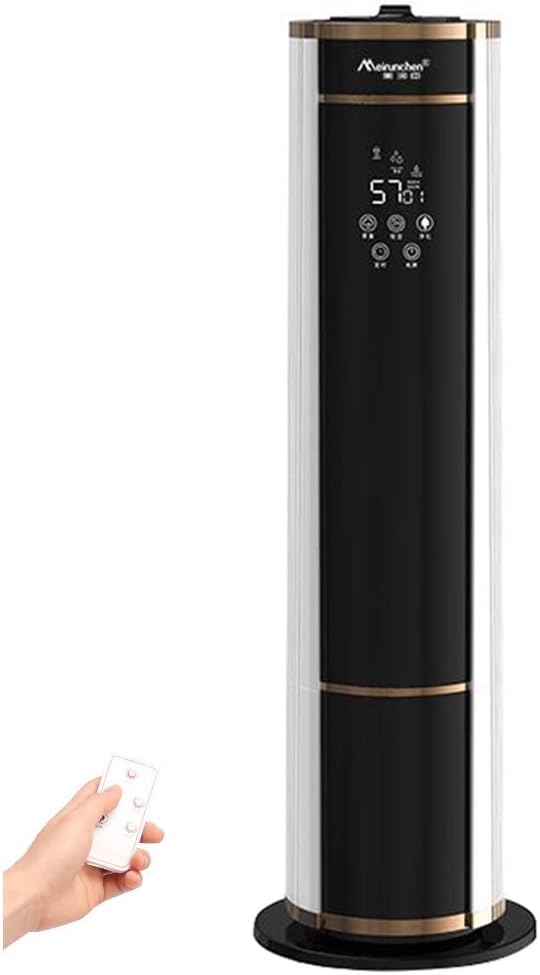 Humidifiers 9L Capacity Floor-Standing Upper Water Household Bedroom Air Conditioning Room Smart 3-Speed Adjustment Mist Volume Negative ion Purifier (remote control version)