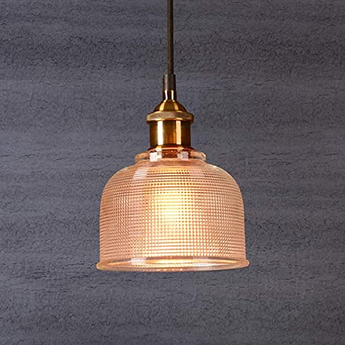 Lámpara de araña de vidrio color caramelo ideal para buhardillas estilo retro