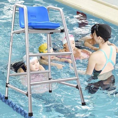 Genérico Silla de socorrista Comercial con Asiento ergonómico, Ideal para supervisión de Piscinas y tareas de árbitro, diseño Duradero para Mayor Seguridad y Comodidad, instalaciones AC