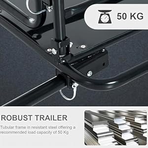 Bike-Cargo-Trailer-Bicycle-Trailer-Heavy-Duty-Bike-Wagon-Cart-Foldable-Compact-Storage-with-Hitch-Tow-Behind-Utility-Cargo-Trailer-for-Stuff-Groceries-Luggage-Tools-110-lbs-Max-Load - Cucciolini Doodles Bike-Cargo-Trailer-Bicycle-Trailer-Heavy-Duty-Bike-Wagon-Cart-Foldable-Compact-Storage-with-Hitch-Tow-Behind-Utility-Cargo-Trailer-for-Stuff-Groceries-Luggage-Tools-110-lbs-Max-Load