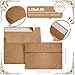 Fainne 1000 Pack Brown Envelopes Bulk, Kraft Envelopes for Invitation, 120 GSM Gift Card for Office, Gift, Party, Baby Shower, Wedding (A4,4.25 x 6.25