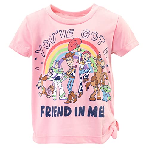 Image of Disney Girls' 2-Piece T-Shirt and Bike Shorts Set for Baby & Kids