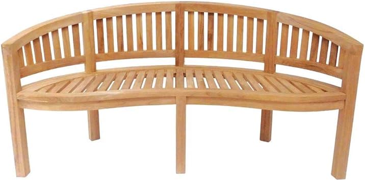 CHARLES BENTLEY Solid Wooden Teak Bench
