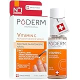 PODERM 5 in 1 Nagel Booster Serum – Vitamin C | Aufhellende & Antioxidative Pflege für Stumpfe Nägel – 6 ML | Nährt und Schützt Nagel | 100% natürlich – Entwickelt von einem Podologen in der Schweiz