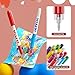DICEKOO Acrylic Paint Markers, 72 Colors Acrylic Gel Pens, Ballpoint Pens Extra Fine Tip 1.0 mm, Non-Bleed Ink, Odorless, Quick-Drying, Smoothly for Detail Work, Writing, Doodling, Note taking