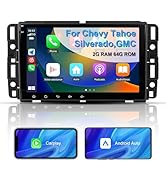 8 inch Car Stereo for Chevrolet Silverado GMC Sierra Yukon 2007-2013, Android 13 Touch Screen Sil...