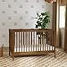 DaVinci Birdie 3-in-1 Convertible Baby Crib with Wooden Toddler Bed & Daybed Conversion - Easy to Assemble & GREENGUARD Gold Certified - 4 Adjustable Mattress Heights - Walnut