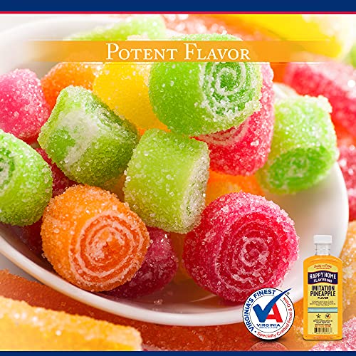 Happy Home Imitation Pineapple Flavoring, Certified Kosher, 7 Oz. #TOP2