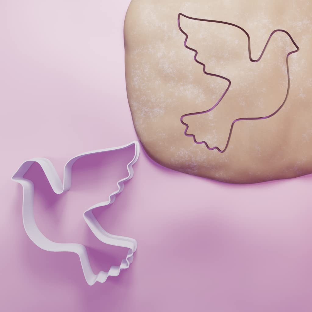Flying Dove Cookie Cutter - 3 Sizes Easter, White, 10cm - Image 2