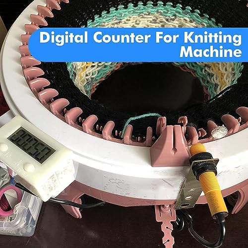 5-stelliger Digital Zähler, 0–99999 LCD Münzzähler Elektronisch Stanzzähler mit Magnetischer Induktion, Schlagzahlen Clicker Zähler, Digital Punch Counter Zähler, für Stanzmaschinen Werkzeugmaschinen