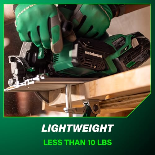 Metabo HPT 36V MultiVolt 6-1/2" Cordless Track Saw Kit, Adjustable Bevel -1 to 46°, Over 2-1/2" Cutting Depth, Lightweight Design, Includes 4.0Ah Metabo Battery and Rapid Charger, C3606DPA by Metabo HPT - Image 7