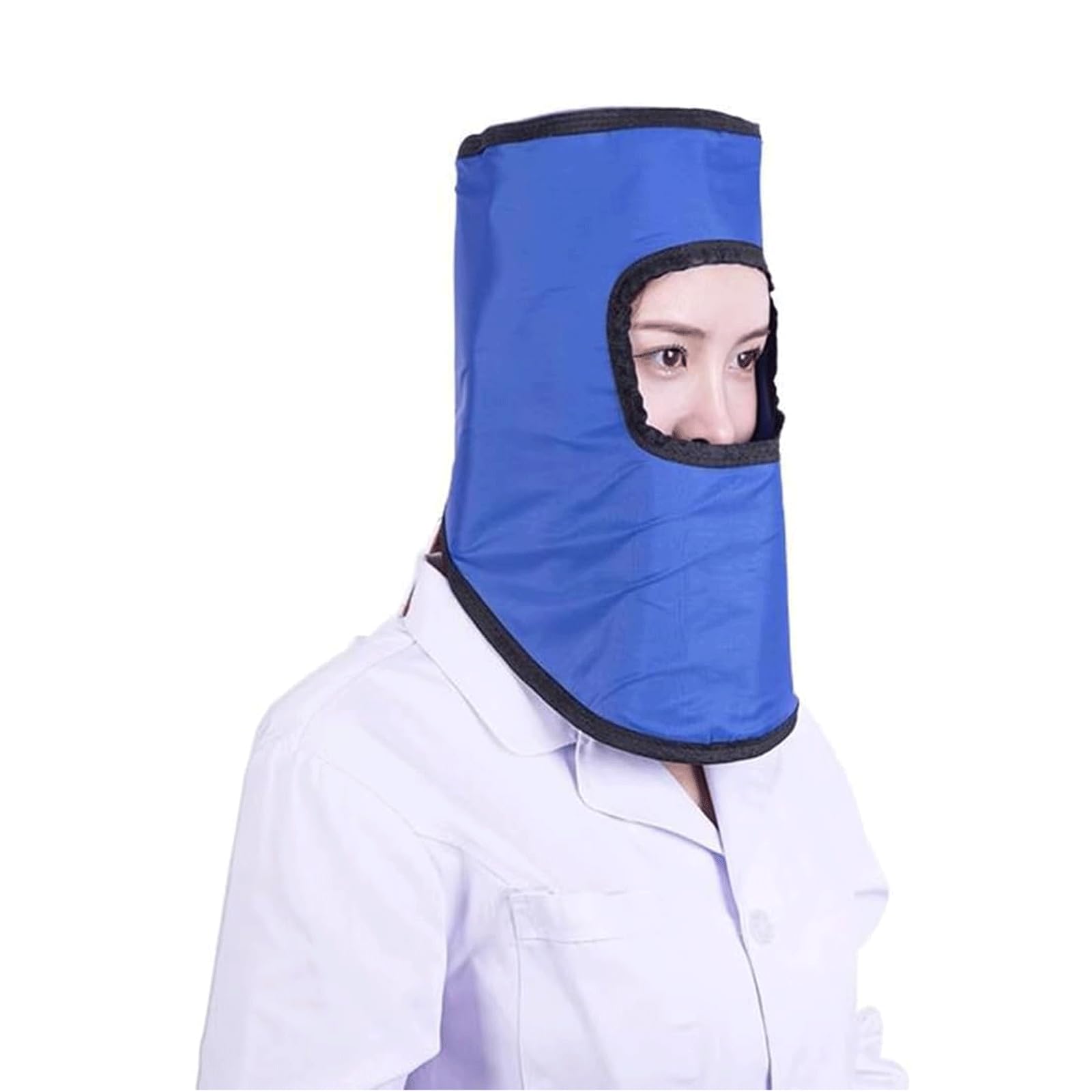 Delantal de radiación cómodo de Plomo para Rayos X de 0,35 Mmpb/0,5 Mmpb Escudo de Rayos X Impermeable Delantal de Plomo de Ajuste Sombrero de Plomo de Rayos X Azul