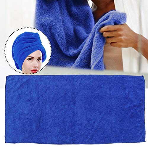 Toalha de Secagem de Cabelo, Toalha de Cabelo Enrolada Turbante Microfibra Seca Toalha de Cabeça de