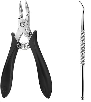 Cuticle Cutter Stainless Steel Nail Clippers Suitable For Thick Nails Toenail Correction Home And Foot Care Products for Manicure2pcs