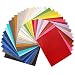 Sntieecr 36 Pieces Assorted Colors PU Leather Fabric Sheets, Litchi Fabric Cotton Back 8.3" x 6.3" (21cm x 16cm) for Making Bags, Hair Bow, Craft Sewing