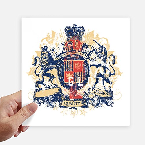 Pegatinas de león corona para personalizar tu ordenador portátil y maletas 2