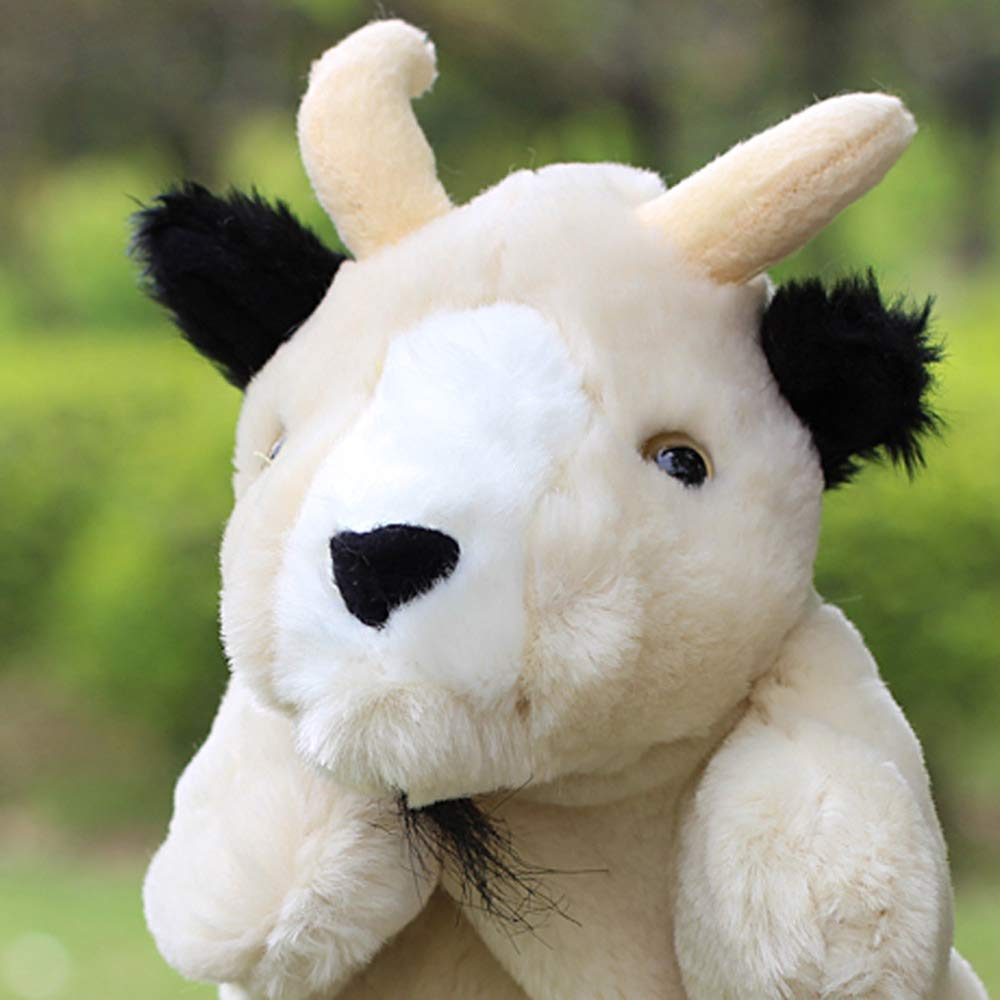 ハンドメイドぬいぐるみ　やぎの赤ちゃん　あめんぼどーる Amazon.co.jp: かわいいヤギハンドパペットベビーキッズ発達ソフト