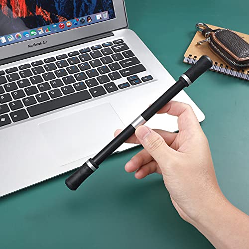 2 peças de caneta giratória, caneta giratória para jogos, caneta giratória, com dedo de bola pondera