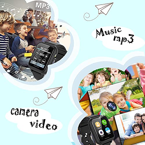 image for PTHTECHUS Kids Smart Watch for Boys Girls, Smart Watch for Kids with P