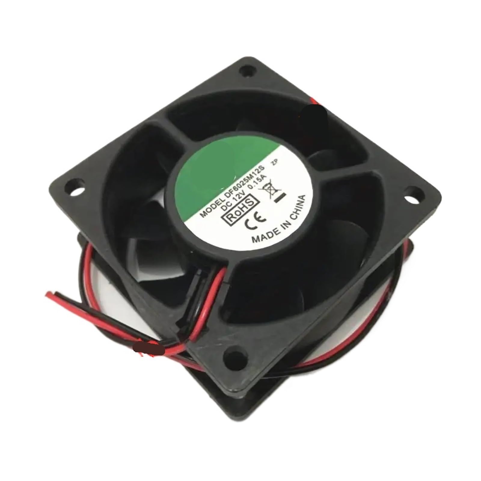 UITGVDQAT DF6025M12S DC 12V 0.15A 60x60x25mm 2-wire Server Cooling Fan