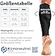 aZengear Wadenbandage Muskelfaserriss für Herren, Damen, Fußlose Waden Kompressionsstrümpfe zur Abhilfe bei Schienbeinkantensyndrom und Krämpfen, Sport (Schwarz L/XL)