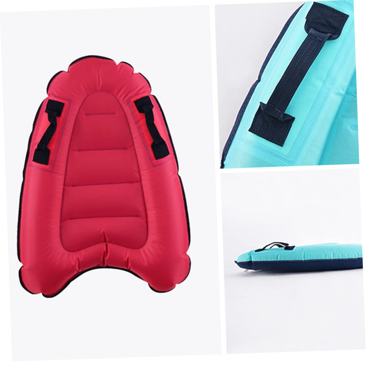 Tavola da Surf Gonfiabile Flottante, Pvc, Maniglia | Materasso Gonfiabile Spiaggia Pieghevole, Antiscivolo, Vacanze Estive, Party e Celebrazioni