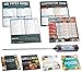 Air Fryer Cook Times Cheat Sheet Magnet Accessories | Airfryer Cookbooks, Magnetic Temperature Cooking Guide Chart for Quick Reference + Food Thermometer for Kitchen Cooking, Baking & Grilling