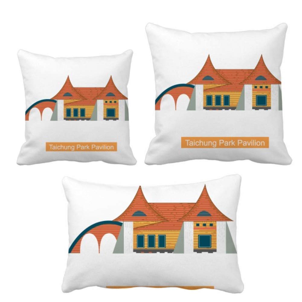 Coussin Taichung Park de Taiwan idee cadeau originale pour decoration maison