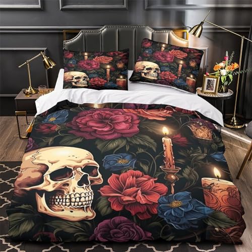 Parure de lit IOFEER en coton multicolore et microfibre douce