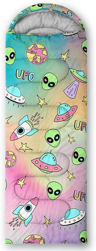 QOOMO Camping Sleeping Bags,3 Season Warm & Cool Weather,Lightweight,Waterproof Sleeping Bags for Adults & Kids,Traveling,and Outdoors,Camping Gear