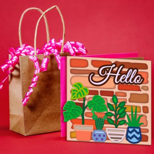 MAYJOYDIY 3 peças de matrizes de corte de fundo de parede de tijolos, moldes de corte de metal, estê