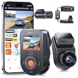 [Bundle-2 Items: Vantrue S1 Pro Dash Cam & OBD Cable] Dash Cam Front and Rear, 60FPS STARVIS 2 Dash Camera, PlatePix™ Tech, AI Dual Dash Cam with ADAS & BSD, Night Vision Car Camera with 5G WiFi
