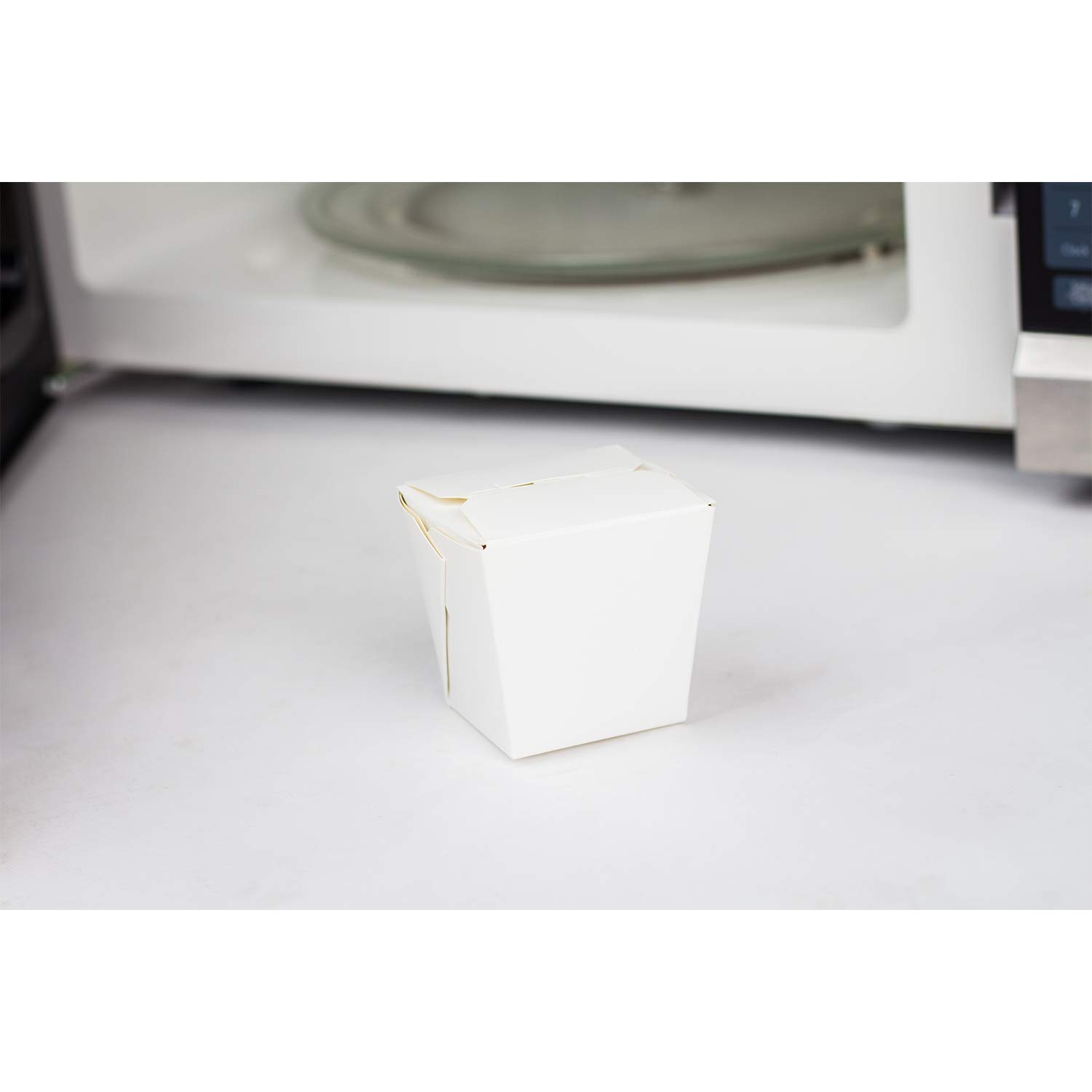 Karat FP-FP08W 8 oz. Paper Take-Out Container - White (Case of 450)