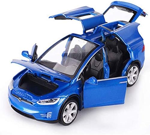Alloy Diecast Car Models For Tesla Model X 90 Car Model Blue Buy Online At Best Price In Ksa Souq Is Now Amazon Sa Toys