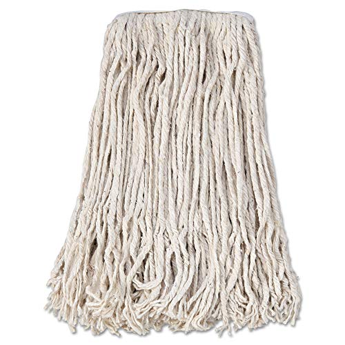 Boardwalk BWKCM02024S #24 Banded Cotton Mop Heads - White (12/Carton) Boardwalk BWKCM02024S #24 Banded Cotton Mop Heads - White (12/Carton)