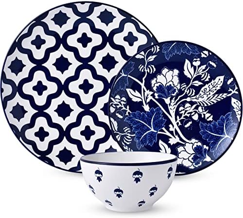 Dinnerware Sets Plates and Bowls Sets Ceramic Plate Set Stoneware...
