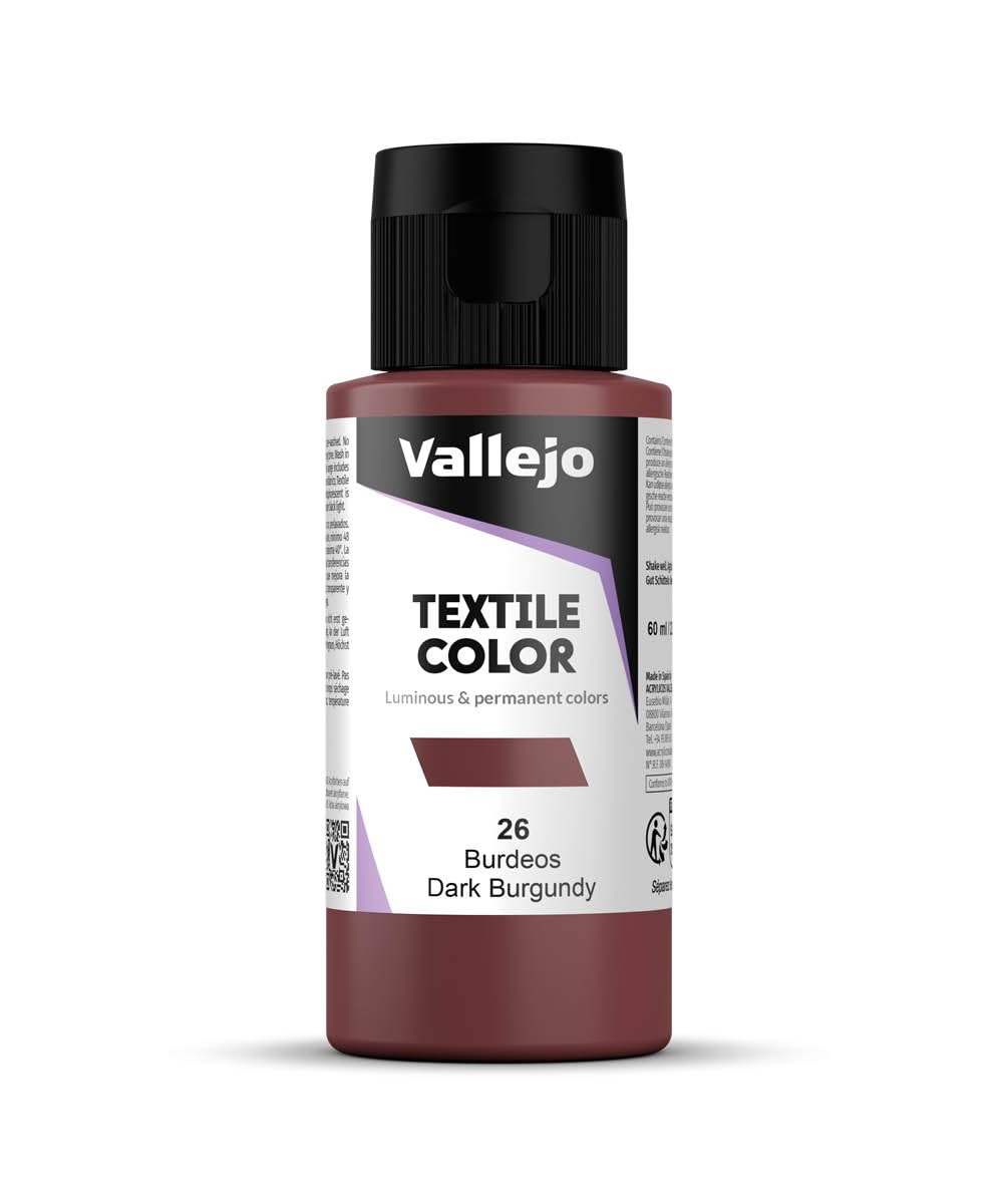 AV : Textile Paint 60ml DARK BURGUNDY