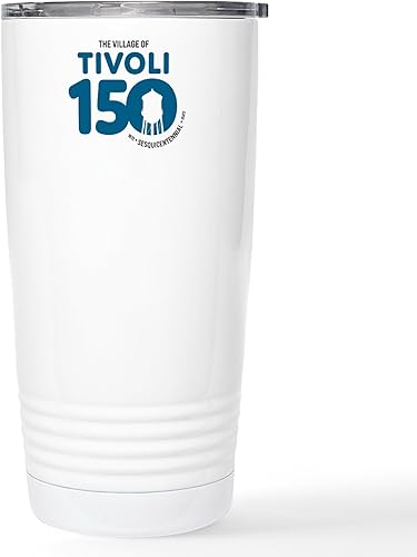 CafePress Tivoli Water Tower 16 Oz Steel Travel Mugs Stainless Steel Travel Mug, Insulated 20 oz. Coffee Tumbler